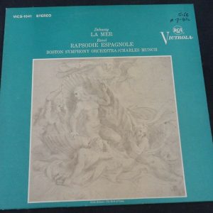 Debussy – La Mer Ravel – Rapsodie Espagnole Munch RCA VICS 1041 lp ex