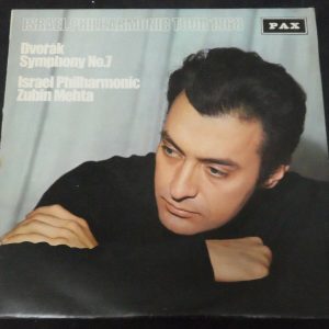 Dvorak – Symphony No. 7 Zubin Mehta PAX lp ex