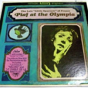 Edith Piaf – Piaf at the Olympia LP french chanson original press 1963 MILORD