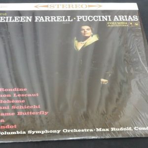 Eileen Farrell ‎– Puccini Arias Rudolf Columbia MS 6150 2 Eye USA LP EX