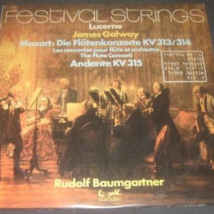 FESTIVAL STRINGS LUCERNE GALWAY MOZART FLÖTENKONZERTE BAUMGARTNER Eurodisc LP EX