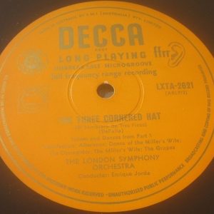 Falla Gardens Of Spain Curzon Jorda Decca LXTA 2621 Gold ED1 LP