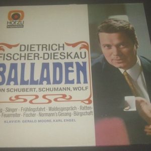 Fischer dieskau – ballads Schubert , Schumann , Wolf   Moore / Engel Shze 219 LP