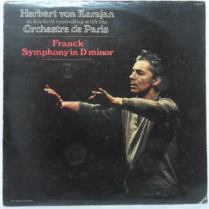 Franck – Symphony in D Minor LP Orchestre de Paris Von Karajan ANGEL S-36729