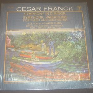 Franck Symphony in D / Symphonic Variations Dorati / Alpenheim TURNABOUT LP EX