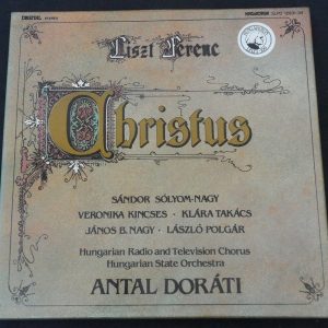Franz Liszt ‎– Christus Oratorio Antal Dorati Hungaroton ‎SLPD 12831-34 4 LP EX