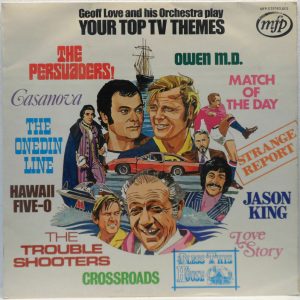 Geoff Love And His Orchestra – Your Top TV Themes LP 1972 UK Hawaii Five-O
