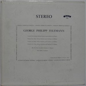 George Philipp Telemann – Four Concertos Pro Arte Chamber Orchestra Kurt Redel