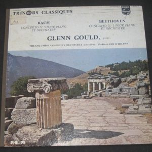 Glenn Gould – Bach / Beethoven Piano Concerto Golschmann Philips lp Gatefold
