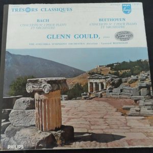 Glenn Gould / Bernstein – Beethoven / Bach Piano Concerto Philips L 01.357 L lp