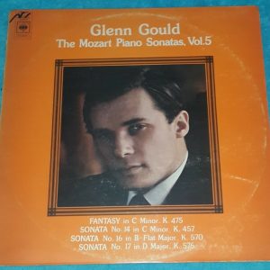 Glenn Gould ‎- Mozart Piano Sonatas CBS 73465 LP EX