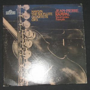 Haydn Six Flute Quartets / Rampal Trio a Cordes Francais Seraphim lp RARE