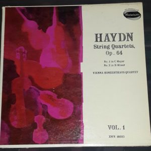 Haydn ‎– String Quartets Vienna Konzerthaus Quartet  Westminster XWN 18603 LP EX