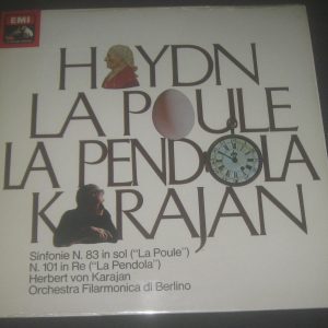 Haydn Symphonies No. 83 / 101 Karajan EMI  3C 065-02298 LP EX