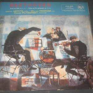 Heifetz Primrose Piatigorsky – Beethoven Trio RCA 630.468 LP EX