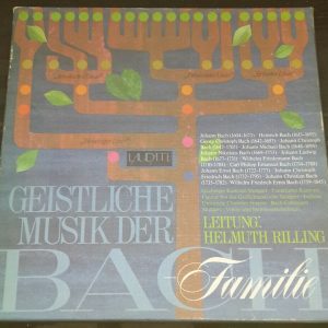 Helmuth Rilling – Sacred Music of the Bach Family Laudate  91.511  5 lp Box