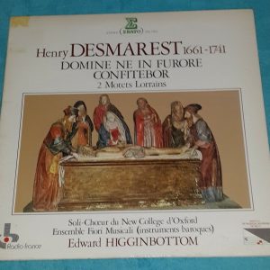 Henry Desmarest ‎- 2 Motets Lorrains Higginbottom  Erato STU 71511 LP