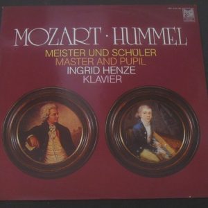 Ingrid Henze – Mozart Suite / Adagio for Piano Hummel Sonata FSM 53234 EB lp EX
