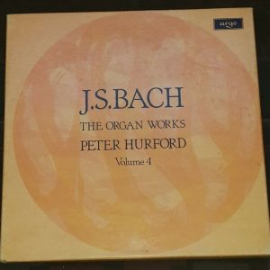 J.S.Bach ?- Organ Works  Peter Hurford  Argo D177D 3 3 lp Box