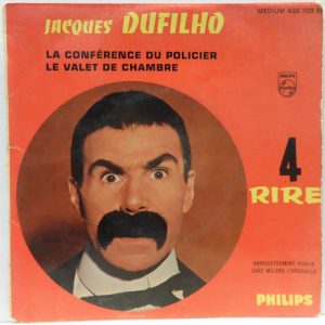 Jacques Dufilho – La conférence du policier / La valet de chambre 7″ OST France