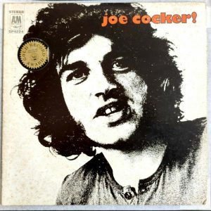 Joe Cocker – Joe Cocker! LP 12″ 1969 USA + Gold Record Award Sticker Blues Rock