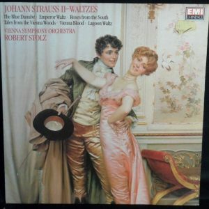 Johann Strauss II Waltzes LP Vienna Symphony Orchestra ROBERT STOLZ EMI EMX 2038