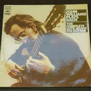 John Williams ,  Bach Complete Lute Music On Guitar CBS SZBR 220339 2 lp EX