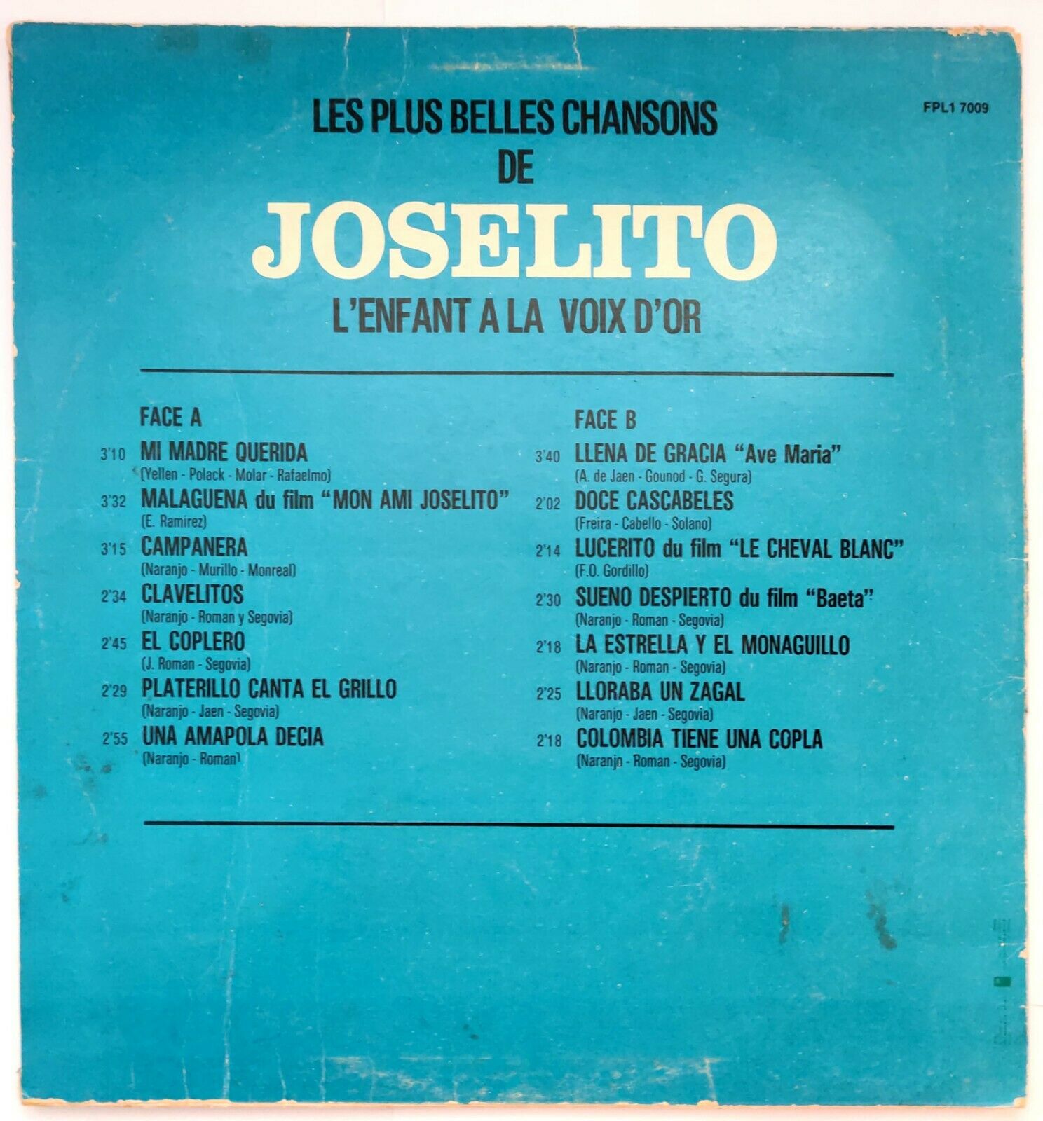 Joselito Les Plus Belles Chansons De Joselito L