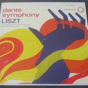 LISZT – Dante Symphony George Sebastian Urania UR 7103 lp