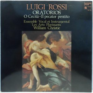 Les Arts Florissants / William Christie – Luigi Rossi Deux Oratorios LP France