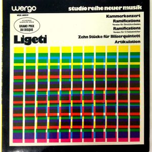 Ligeti – Kammerkonzert / Ramifications LP Contemp Experimental Classical 1971