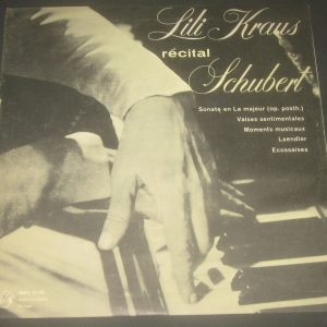 Lili Kraus – Recital Schubert MMS-2178 LP EX