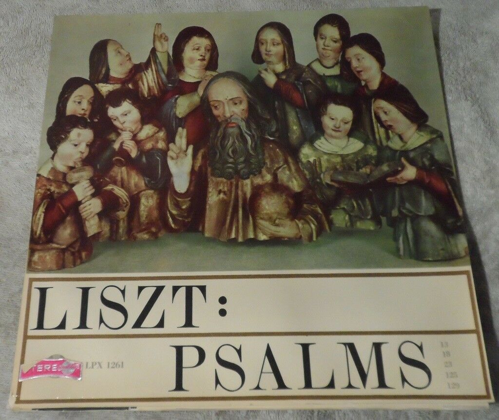 Liszt ‎– Psalms Forrai Qualiton ‎SLPX 1261 lp EX