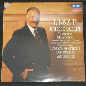 Liszt   Totentanz Malédiction Jorge Bolet Fischer Decca 414 079-1 LP EX