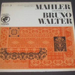 MAHLER – SYMPHONY NO. 4 BRUNO WALTER ODYSSEY 32160026 lp EX