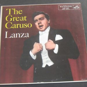 MARIO LANZA – THE GREAT CARUSO Verdi Puccini RCA VICTOR LM 1127 lp1958 EX