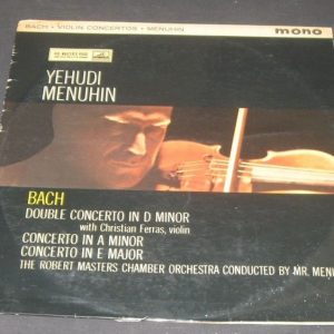 MENUHIN – Bach Violin Concertos Christian Ferras HMV ALP 1760 lp