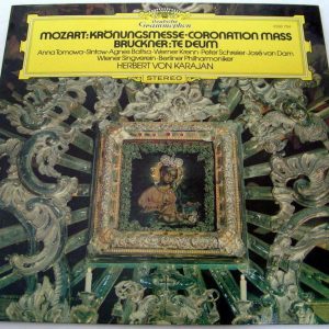 MOZART  Mass No. 14 in C Major Coronation Anton Bruckner Te Deum Von Karajan DGG