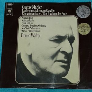 Mahler Song of the Earth Miller Ferrier Walter CBS S 77 248 2 LP