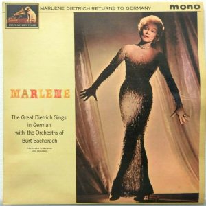 Marlene Dietrich – Marlene Dietrich Returns To Germany LP 1963 Israel Pressing
