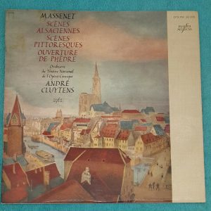Massenet ‎– Scenes Alsaciennes / Pittoresques Ouverture Cluytens Pathe LP