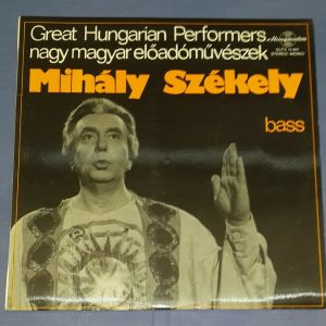 Mihaly Szekely , Bass (Great Hungarian Performers)  Hungaroton SLPX LP EX