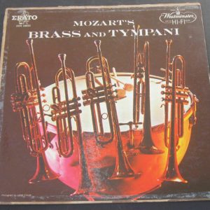 Mozart Brass and Typani Jean-Marie Leclair Paillard Westminster XWN 18833 lp
