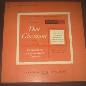 Mozart Don Giovanni Fritz Busch RCA  LCT 6102 3 LP Box USA 50’s