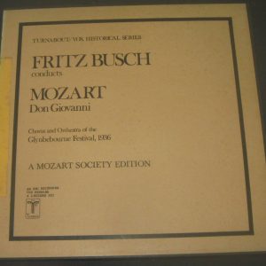 Mozart ‎– Don Giovanni  Fritz Busch Turnabout ‎– THS 65084-86 3 LP BOX