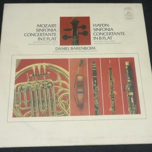 Mozart / Haydn Sinfonia Concertante Barenboim Angel S-36582 LP