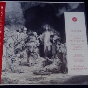 Mozart Missa Trinitatis / Brevis  Grossmann  VOX  DL 790 LP EX