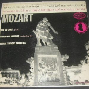 Mozart Piano  Concerto  #12 & 13  DE GROOT / VAN OTTERLOO Epic Gold LC 3214 lp