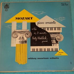Mozart ‎- Piano Concerto  Fritz Weidlich   Plymouth ‎ P12-13 LP USA