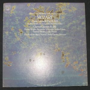 Mozart – Piano trio / SERKIN Clarinet & Strings Quintet / SCHNIDER  Columbia lp